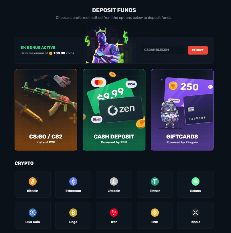 csgogem deposit options