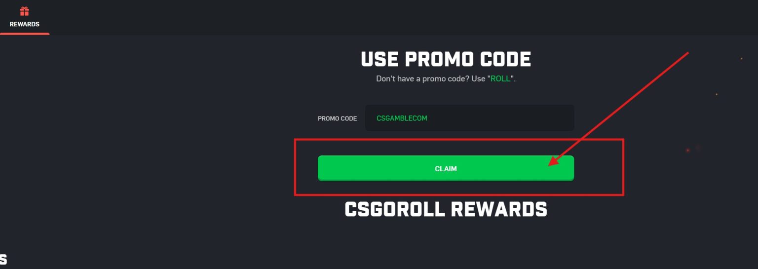 CSGORoll Claim Promo Code