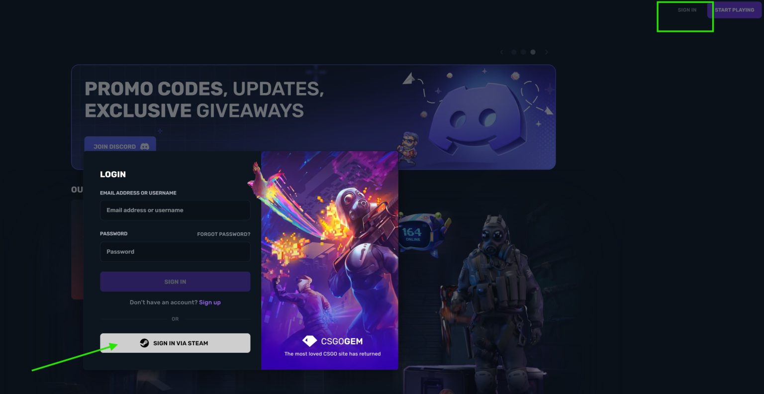 CSGOGem Login