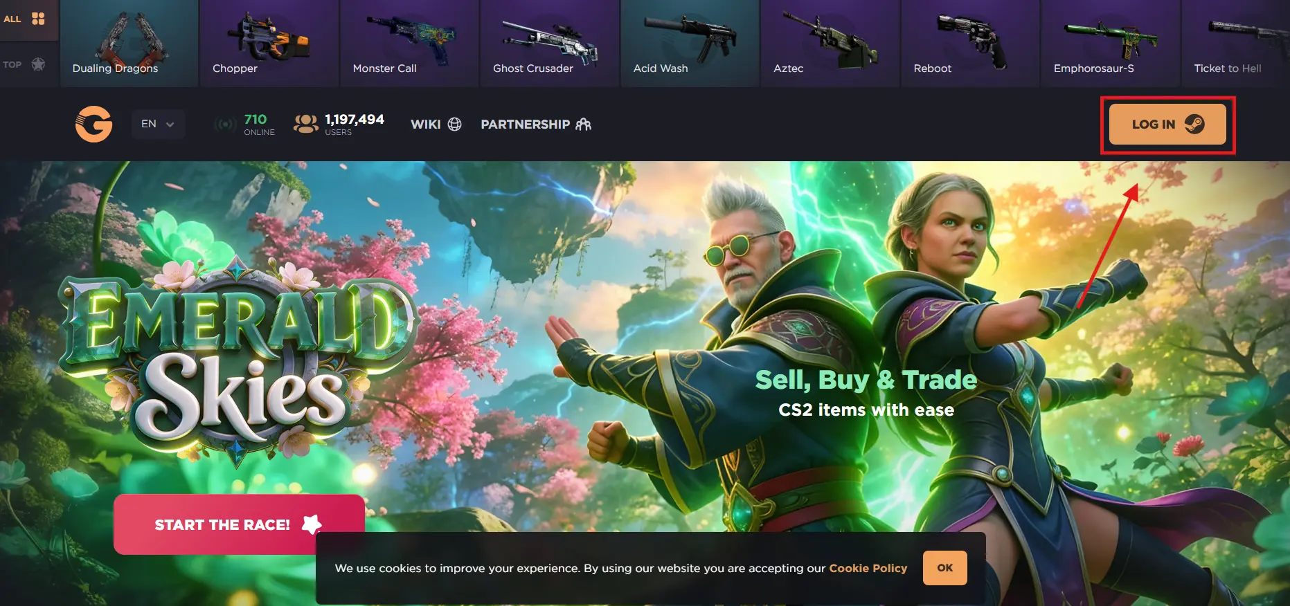 ggdrop.com sign in by steam