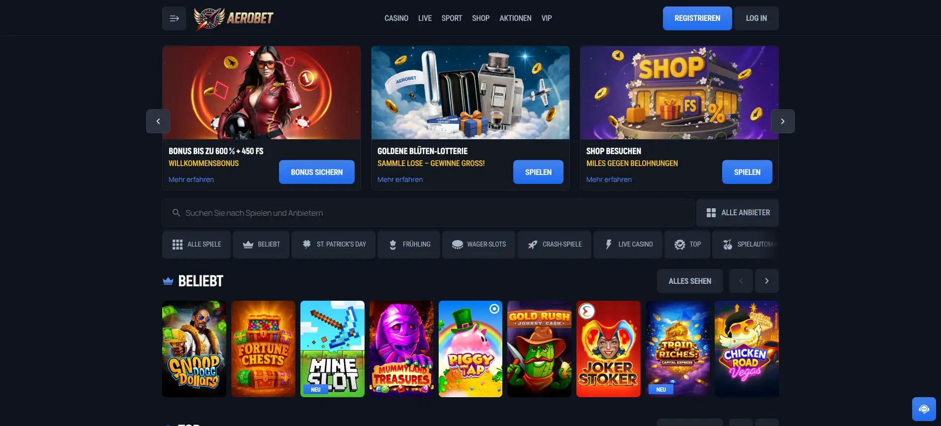 Aerobet Casino
