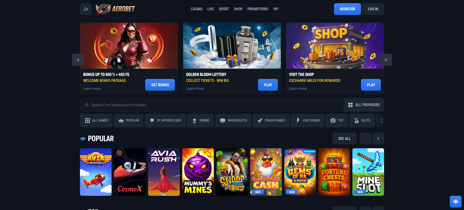 Aerobet Casino