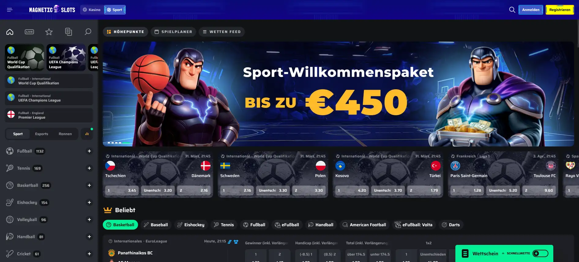 Magneticslots Sportwetten