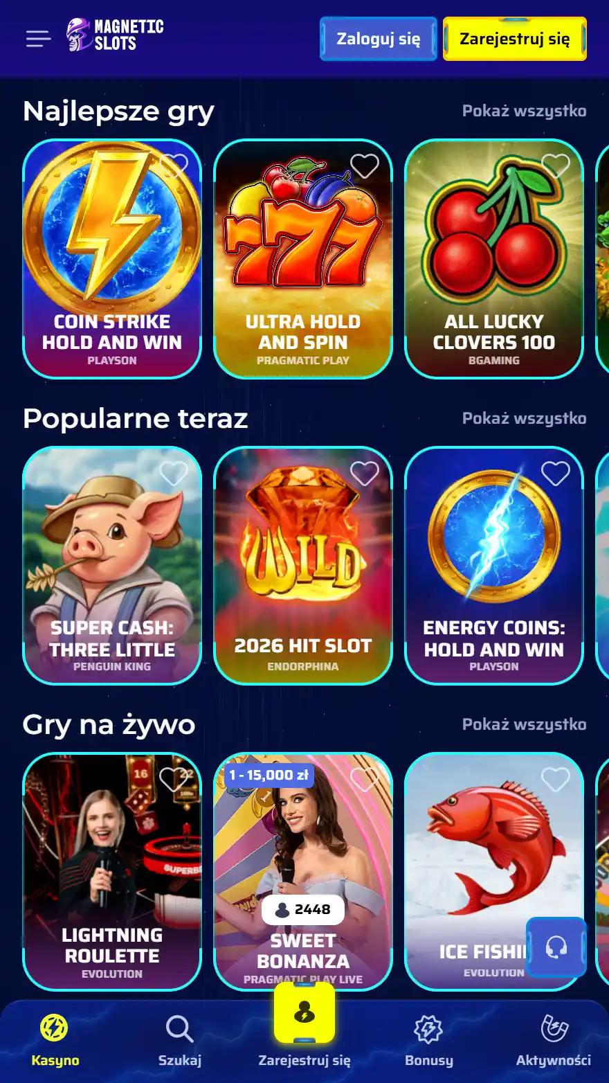 Magneticslots страница игр