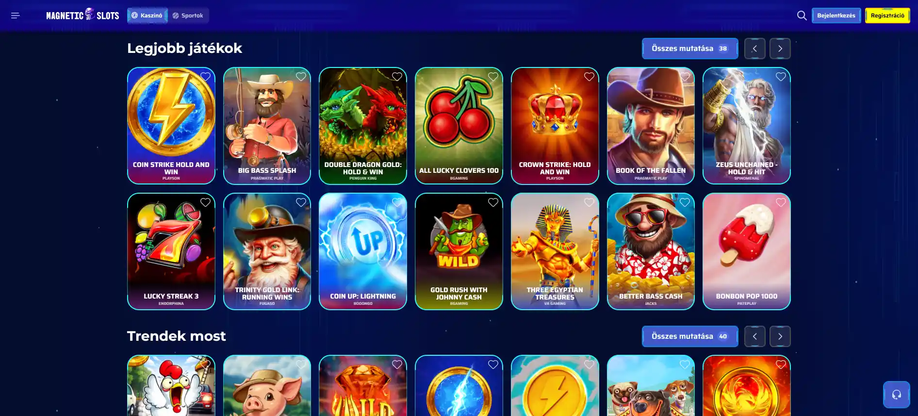 MagneticSlots kaszinójátékok