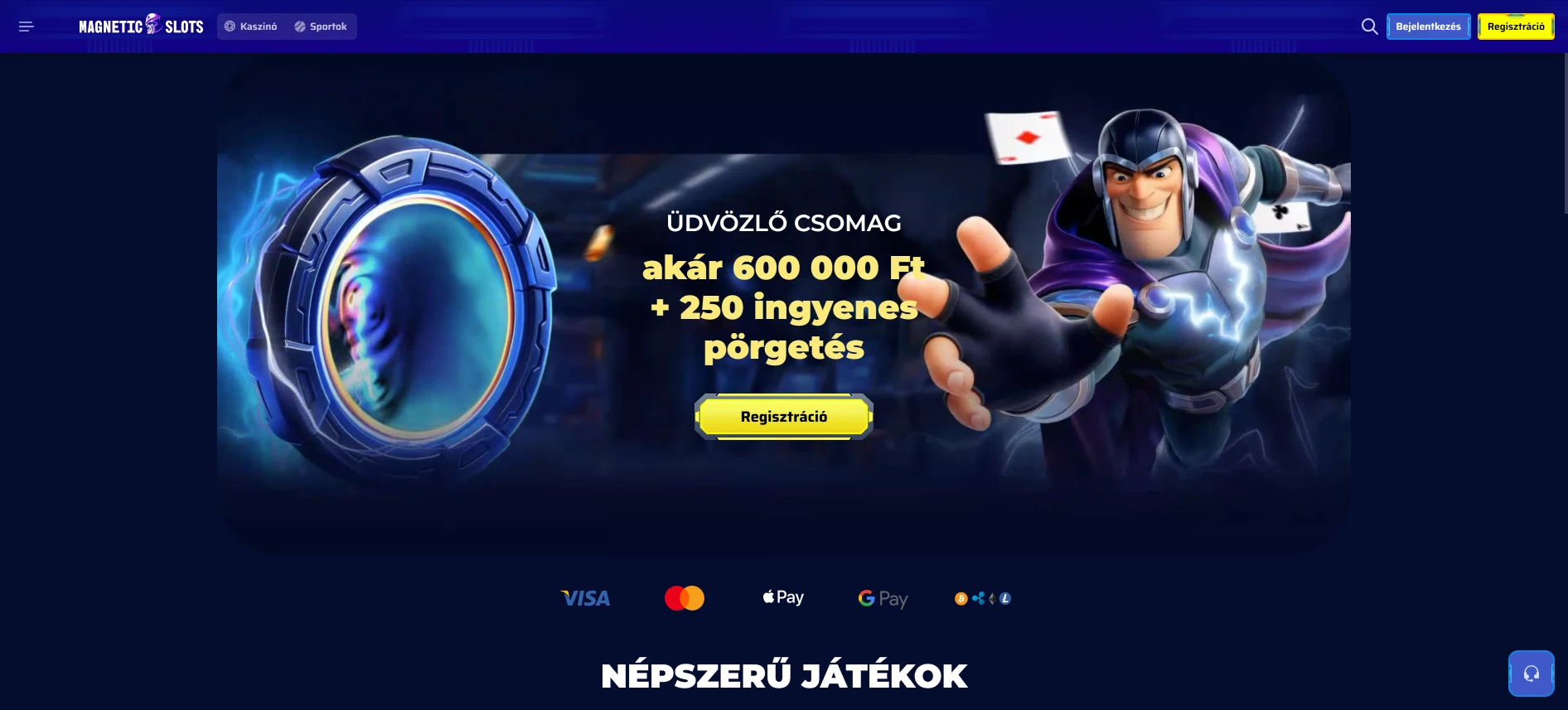 MagneticSlots kaszinó