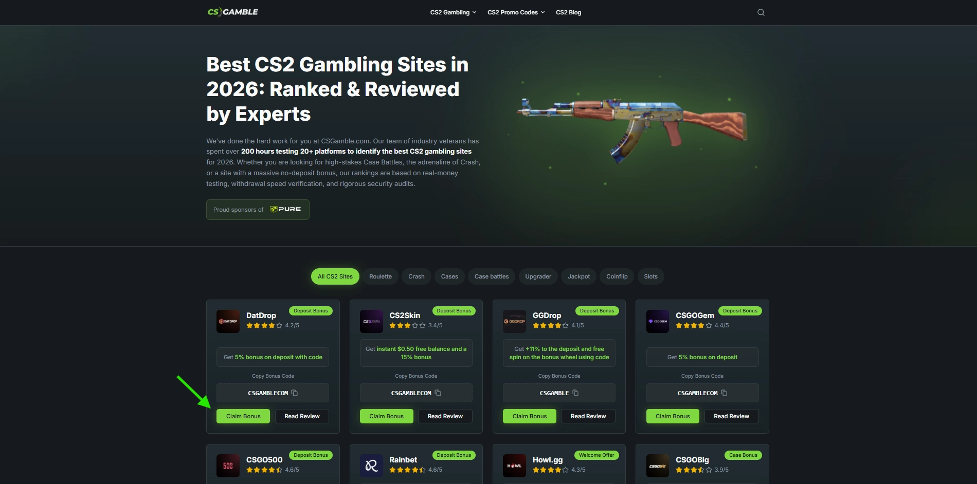 choose a Reputable Site