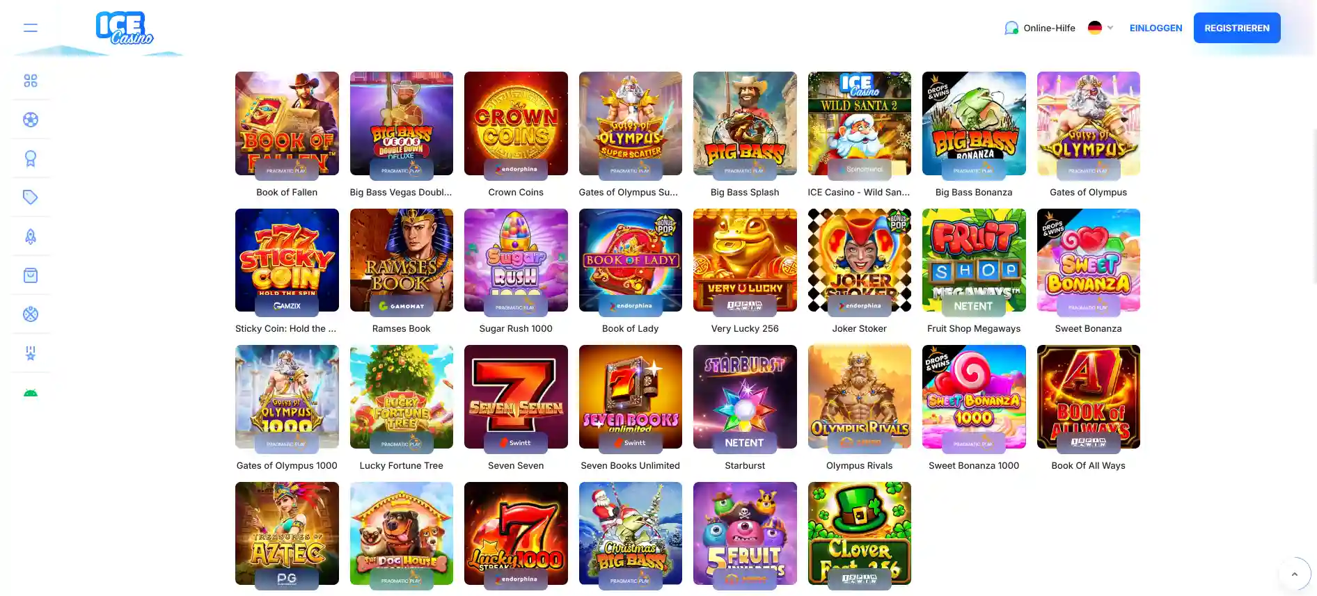 Ice Casino Spiele