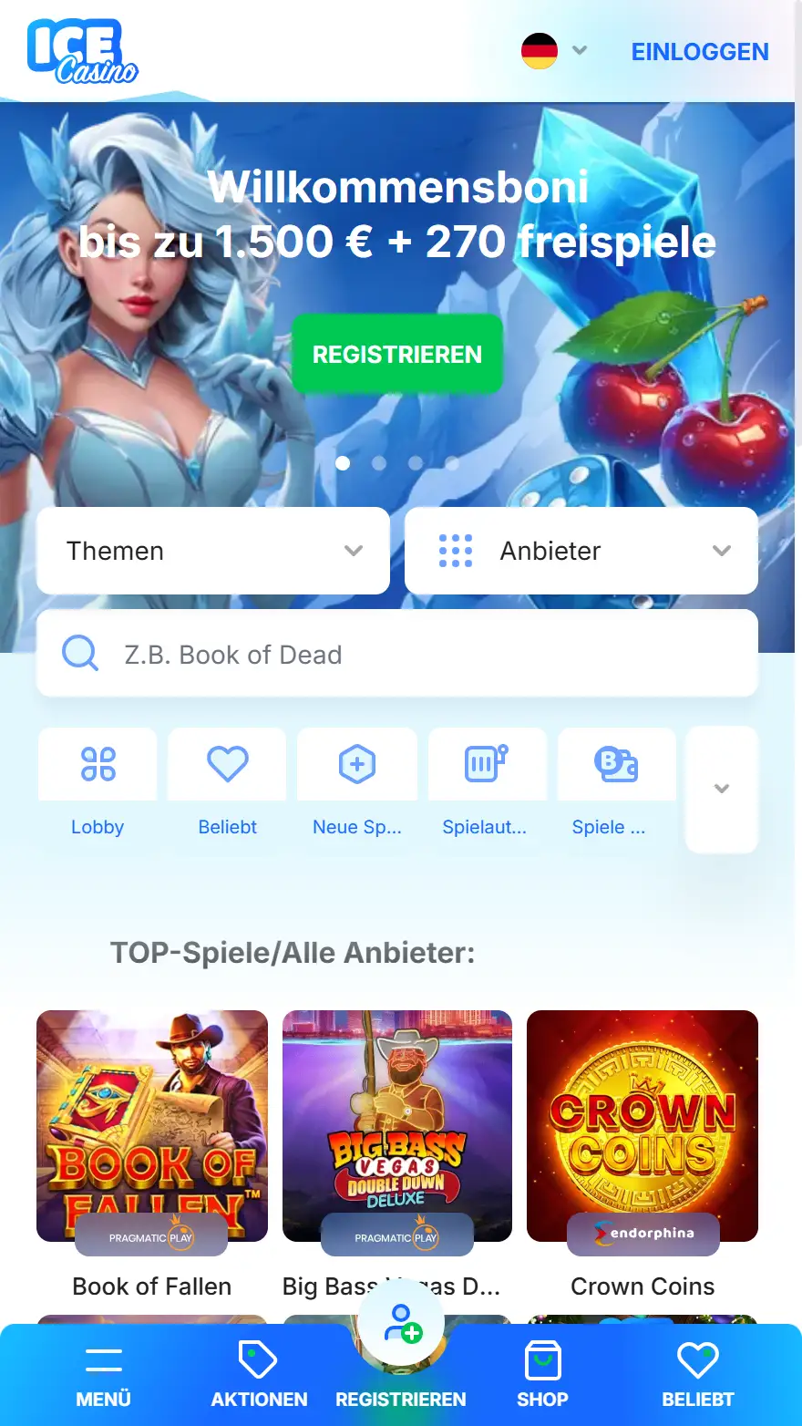 Ice Casino Startseite