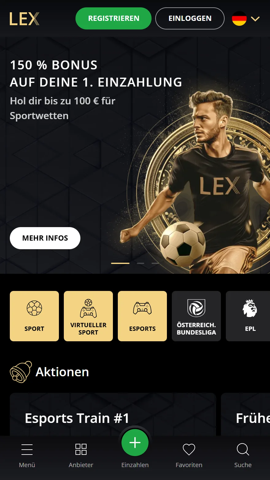 LEX Sportwettenseite