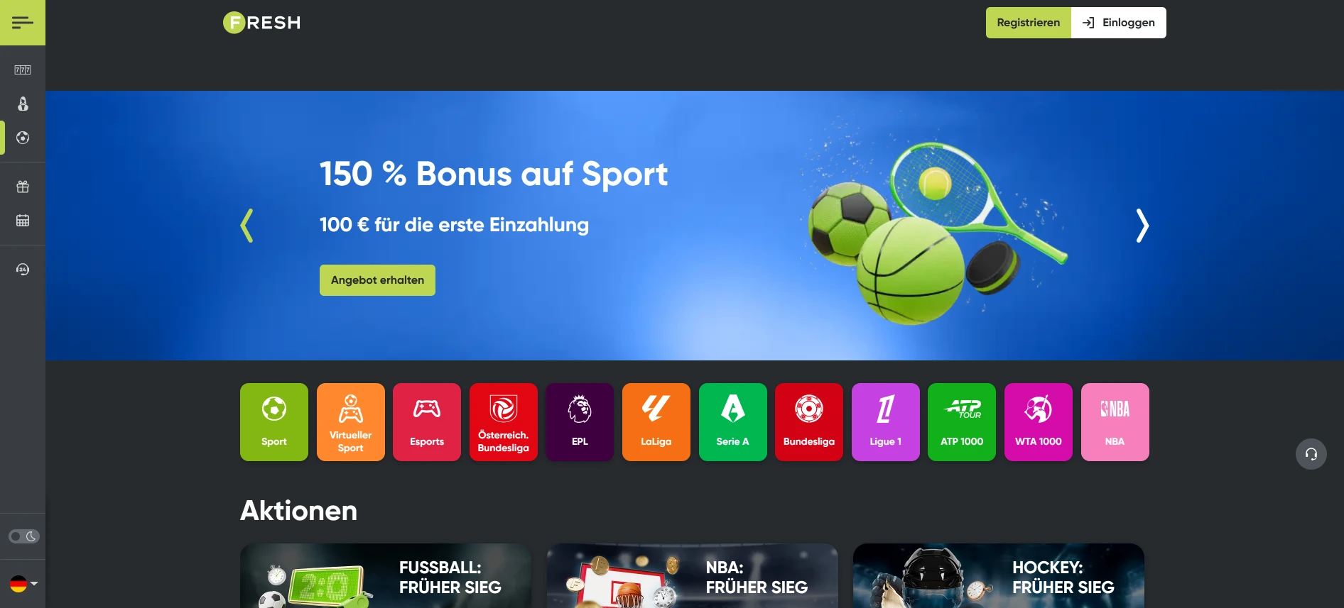 Fresh Casino Sportwetten