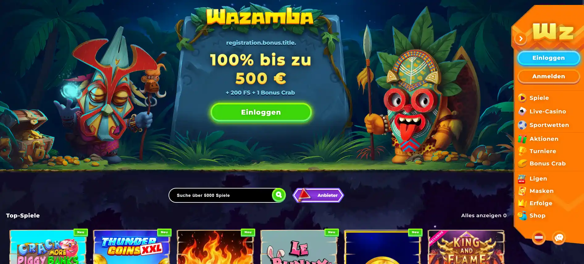 Wazamba Casino