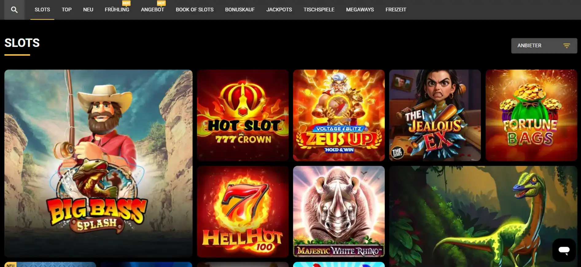 Olympusbet Casino Spiele