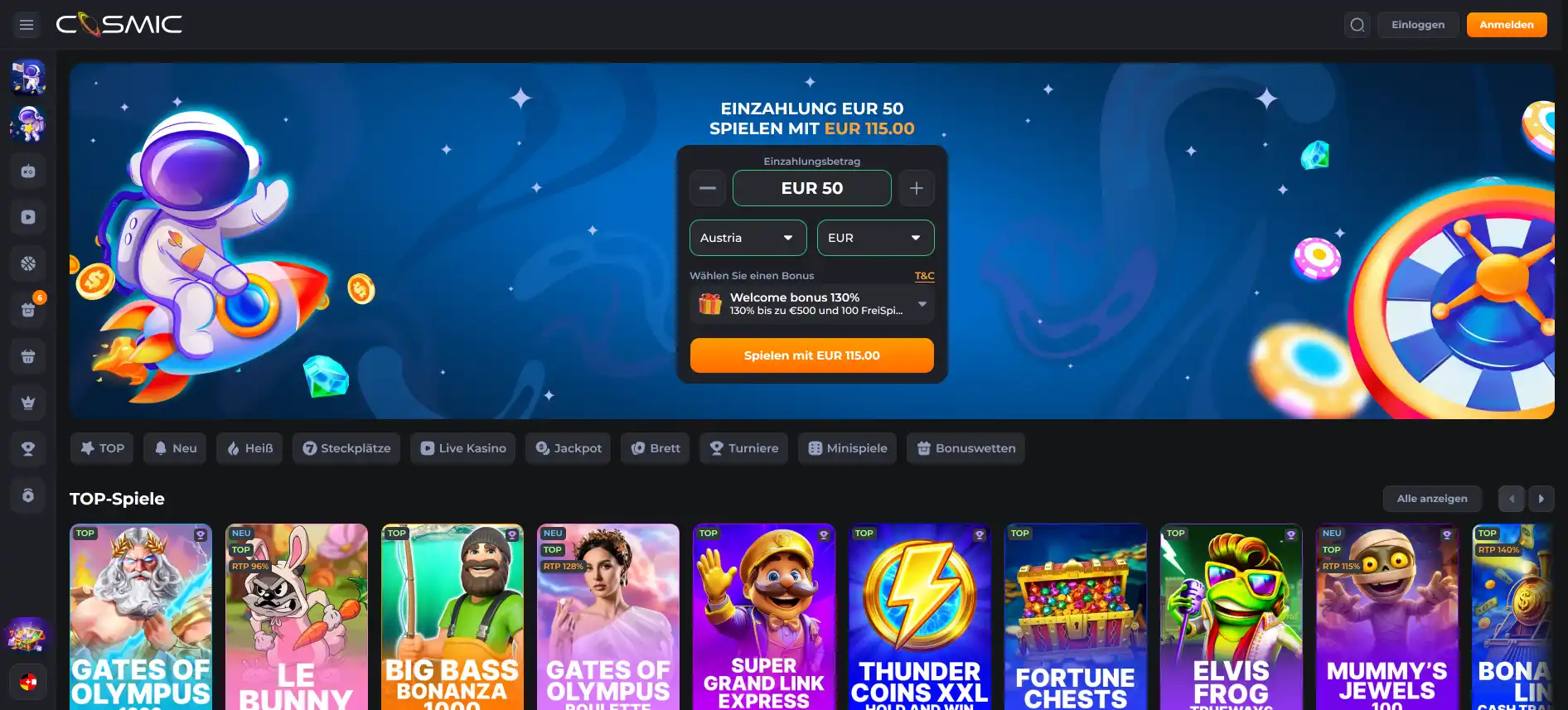 CosmicSlot Casino