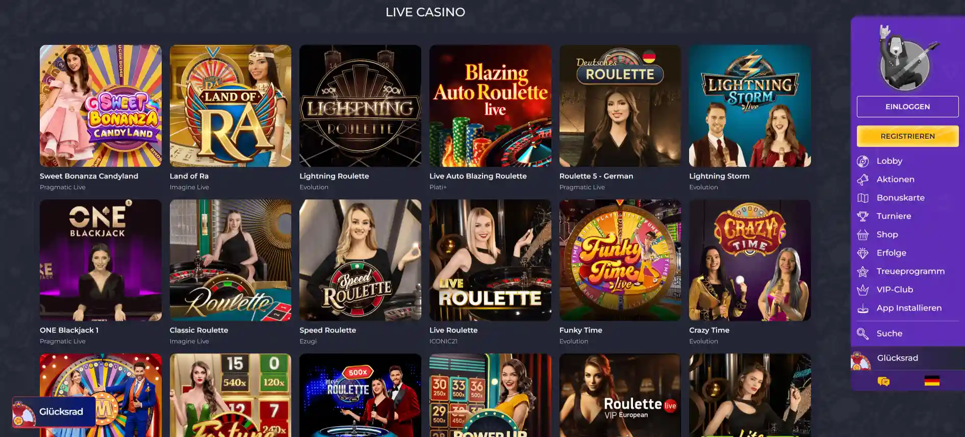 Rolling Slots Live Casino