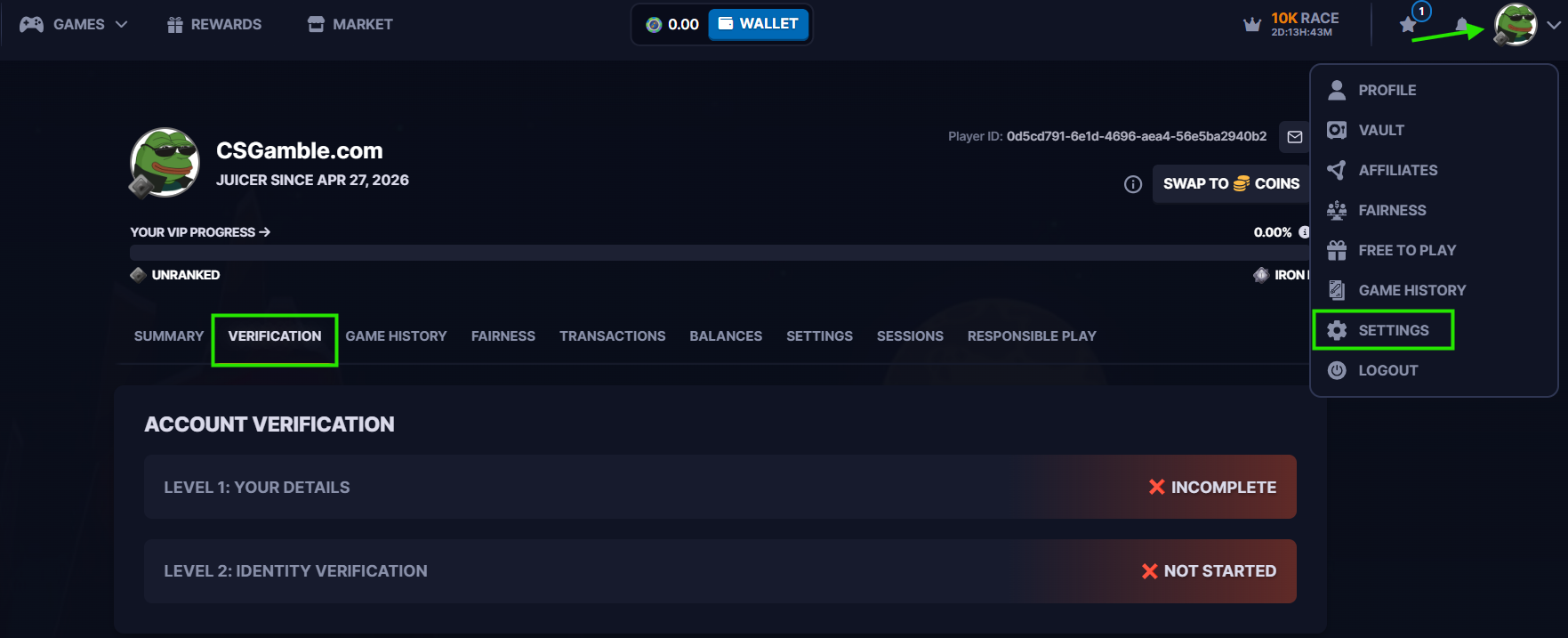 juice.gg account kyc