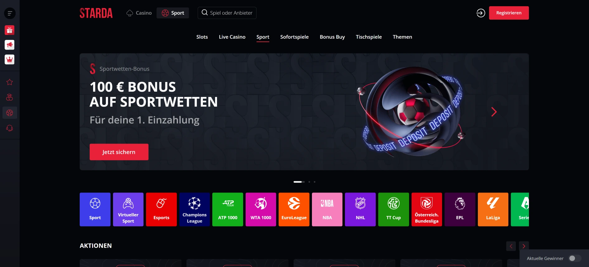 Starda Casino Sportwetten