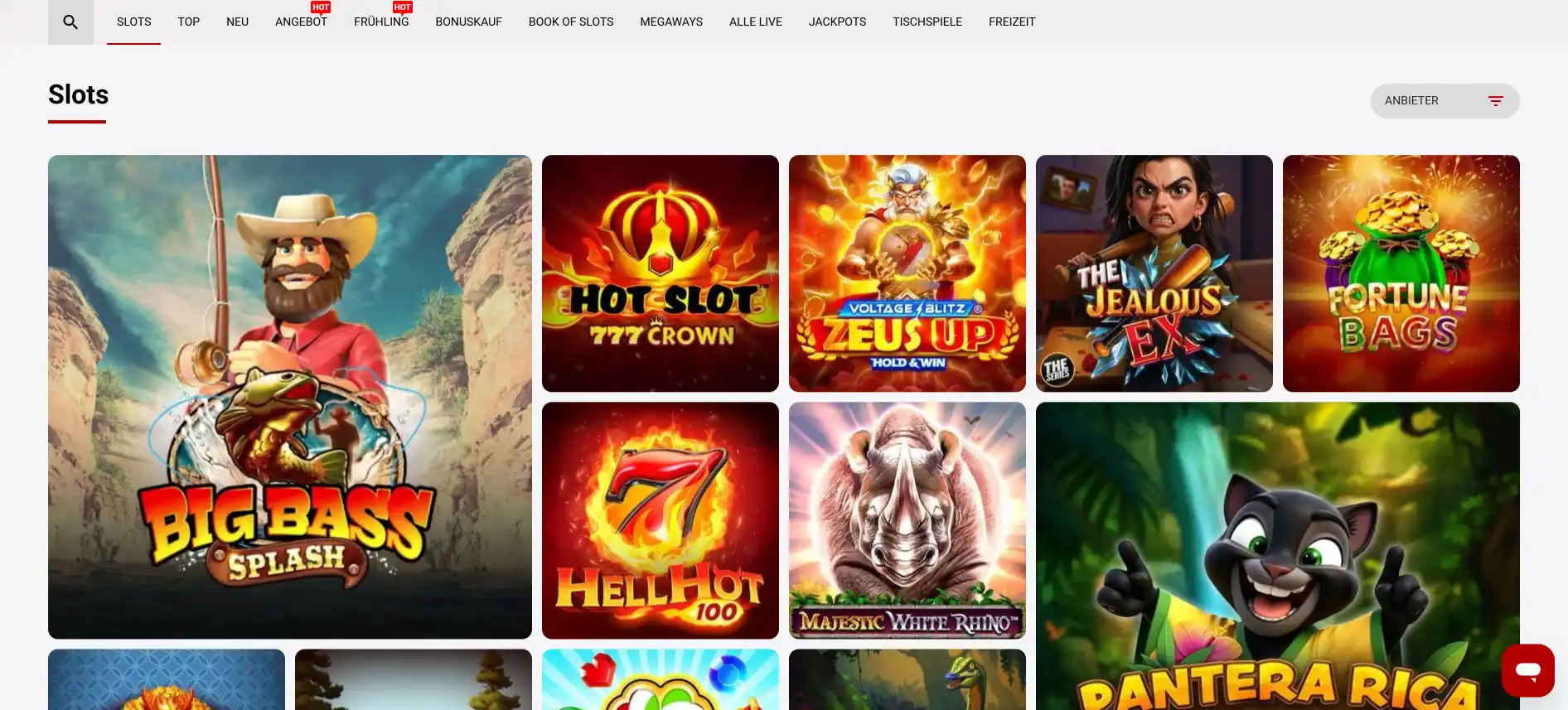 Dachbet Casino Spiele