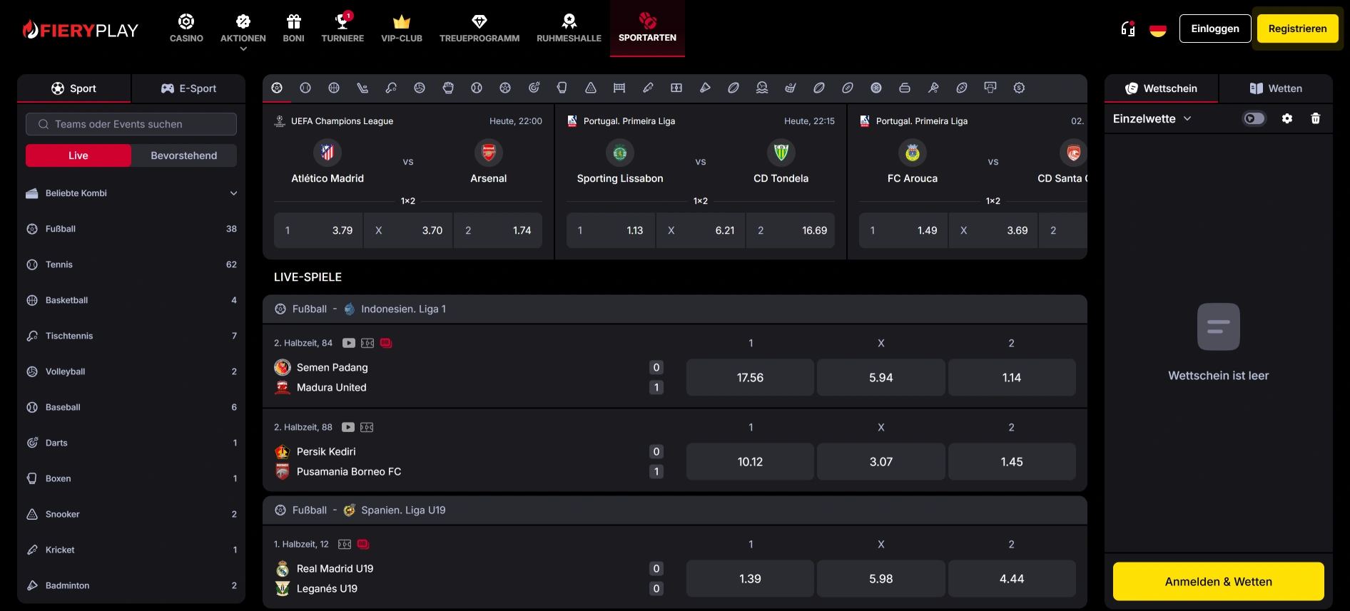 FieryPlay Sportwetten