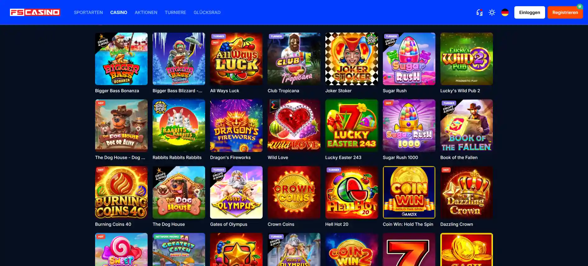 FS Casino Spiele