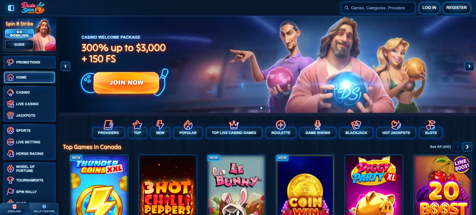 Dudespin Casino