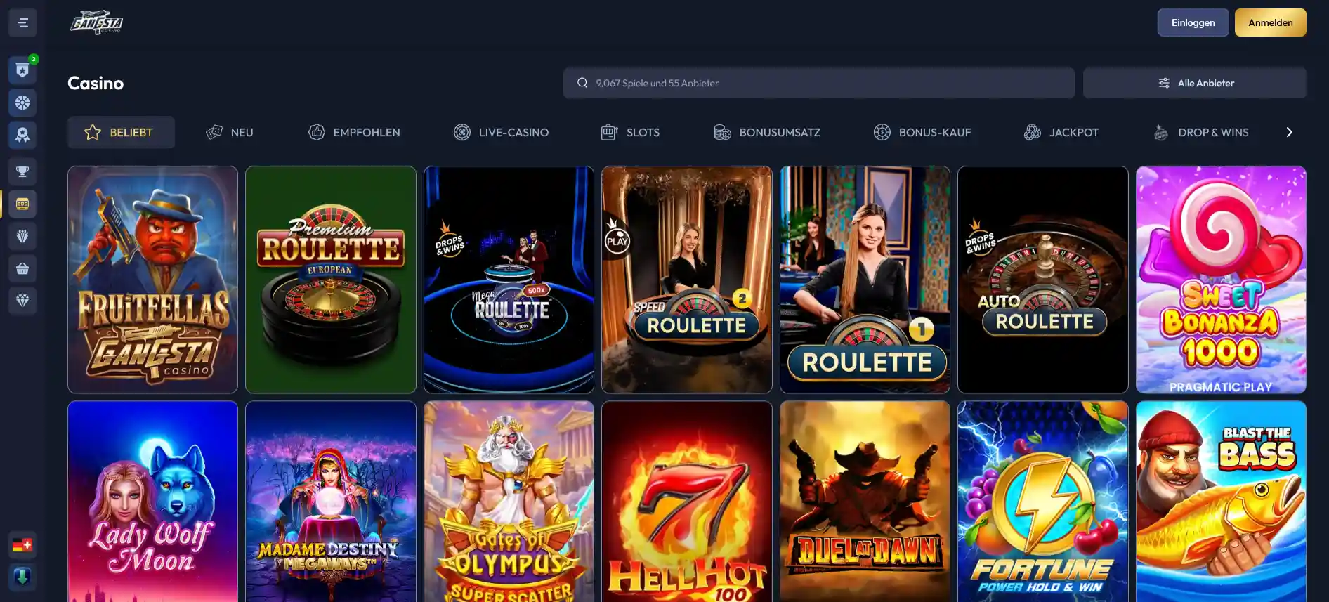 Gangsta Casino Spiele