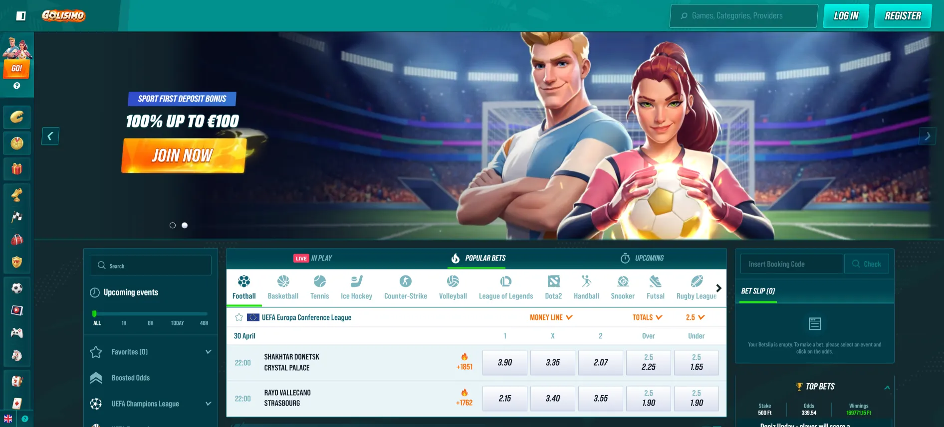 Golisimo тотализатор