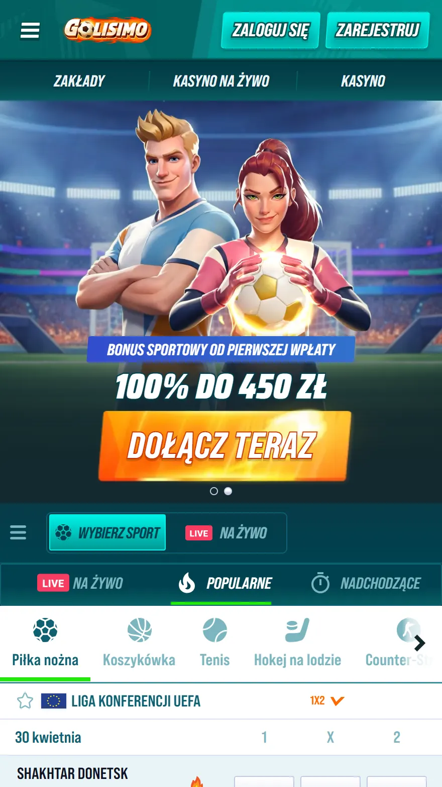 Golisimo strona główna