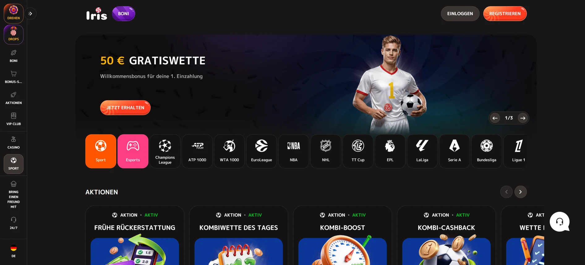 Iris Casino Wettanbieter
