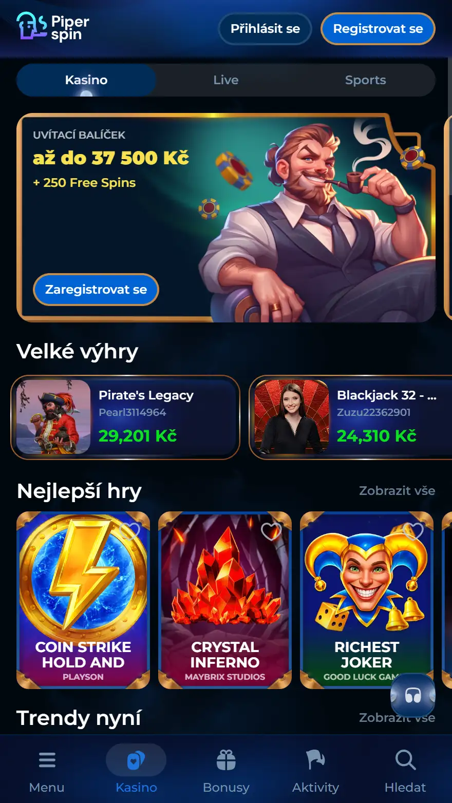 PiperSpin Casino
