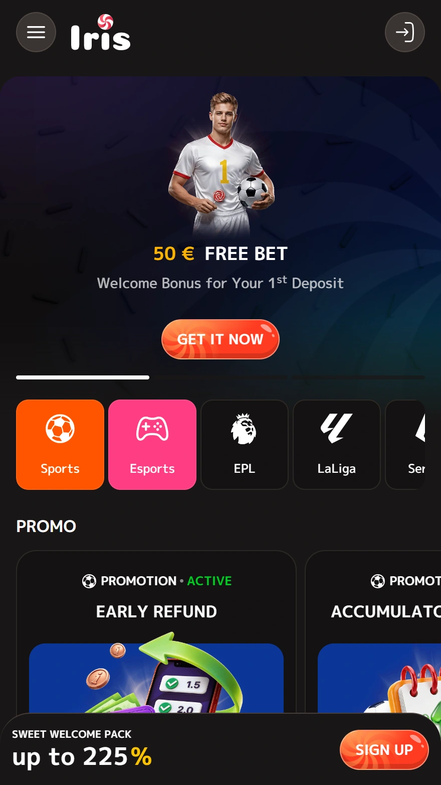 Iris Casino totalizatora lapa