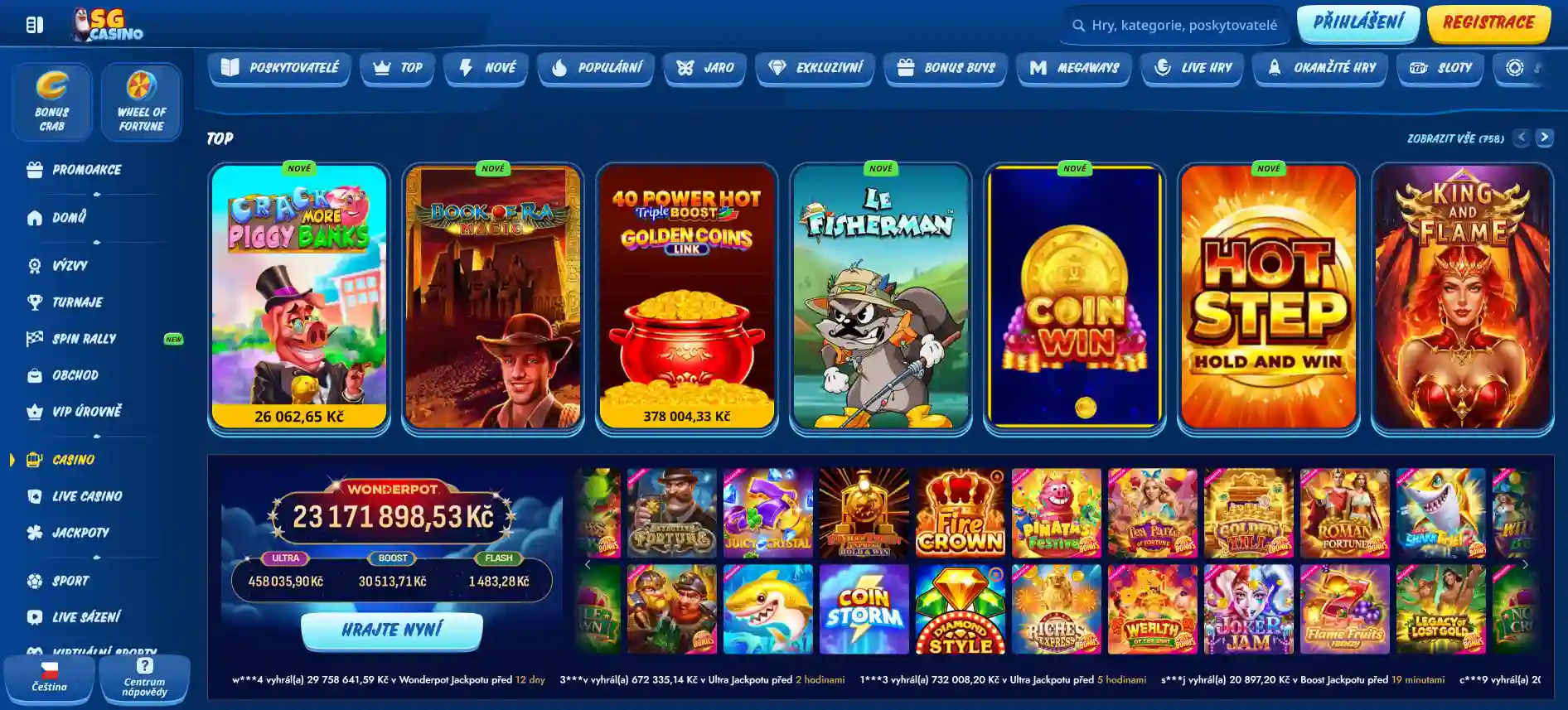 Hry SGCasino