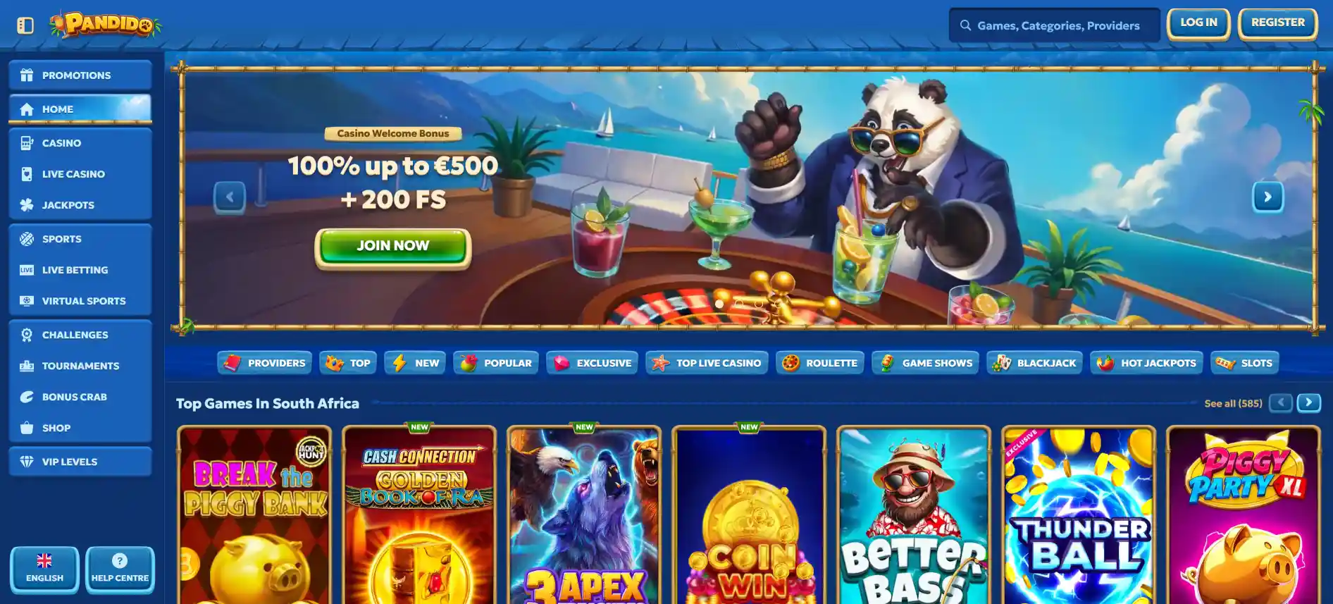 Pandido Casino