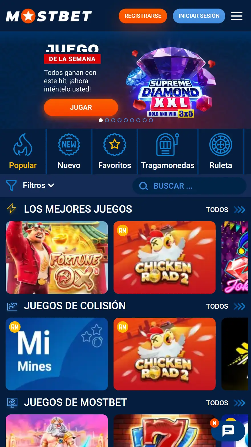 Casino Mostbet México