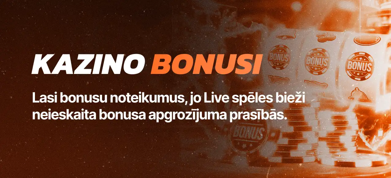 Kazino bonusi un live spēles