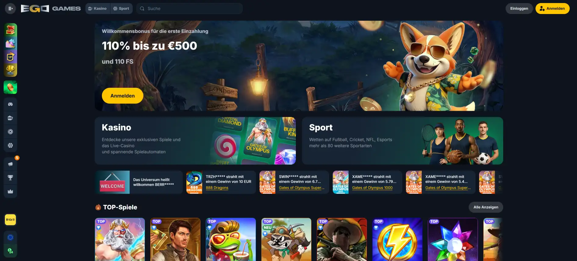 EgoGames Casino