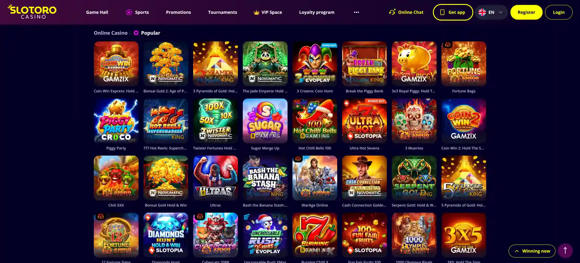 Slotoro Casinospel