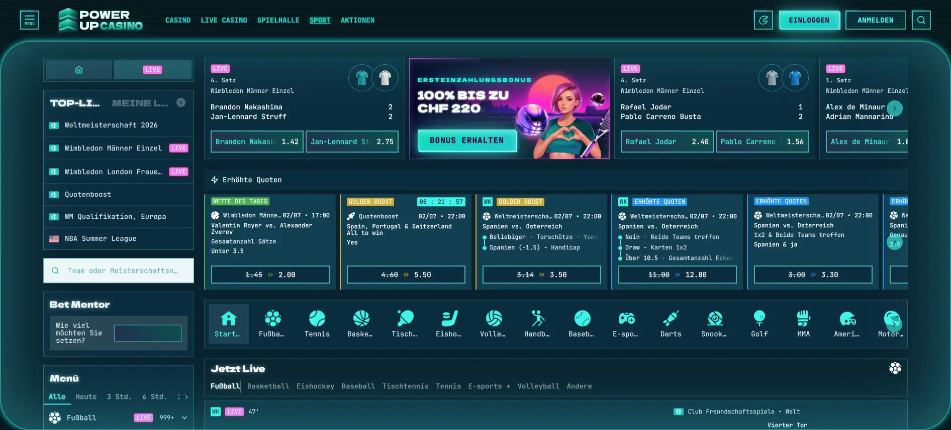PowerUp Sportwetten