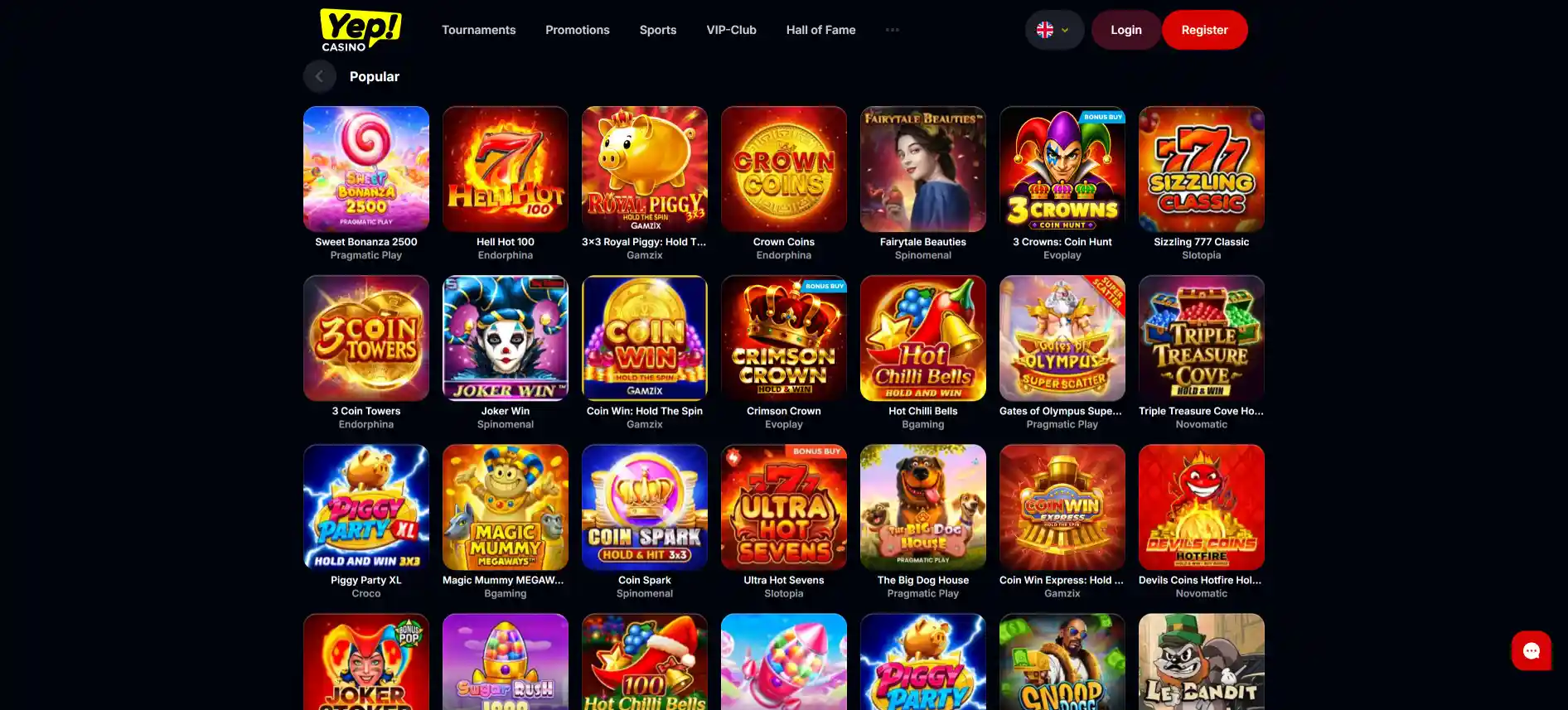 Yep Casino igre