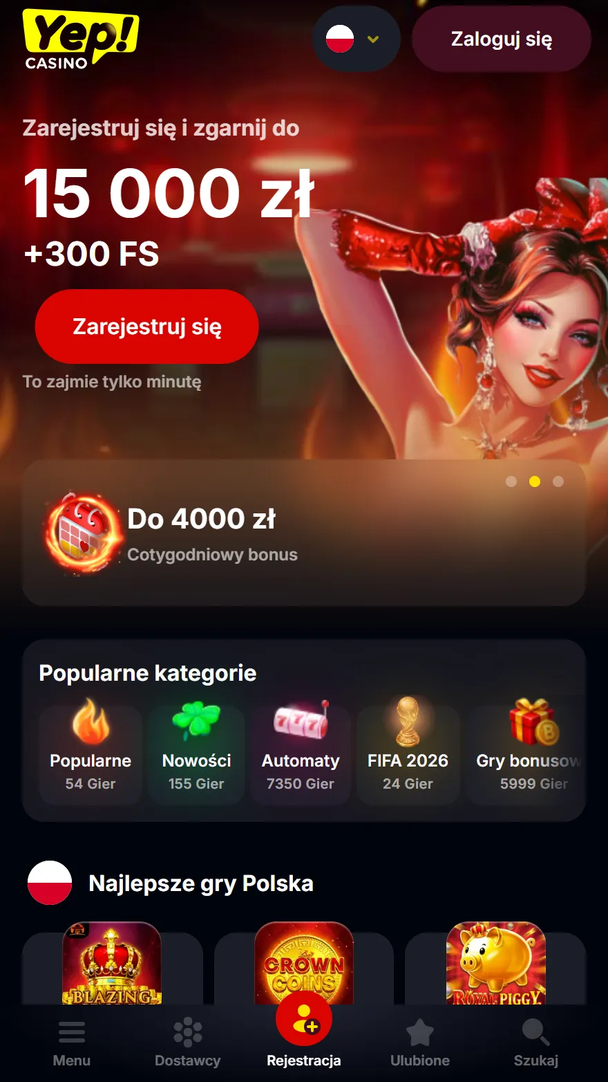 Strona główna Yep Casino