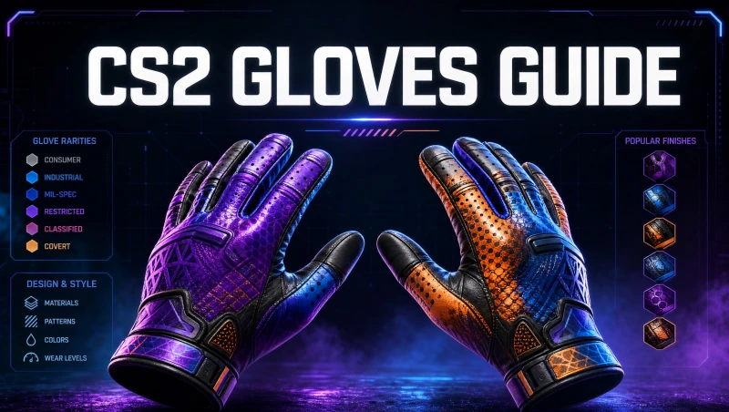 CS2 Gloves Guide - all 8 glove models, prices and rarity explained