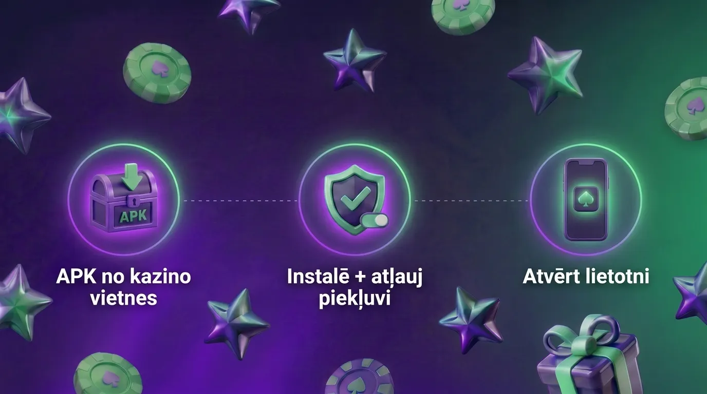 Android kazino lietotne