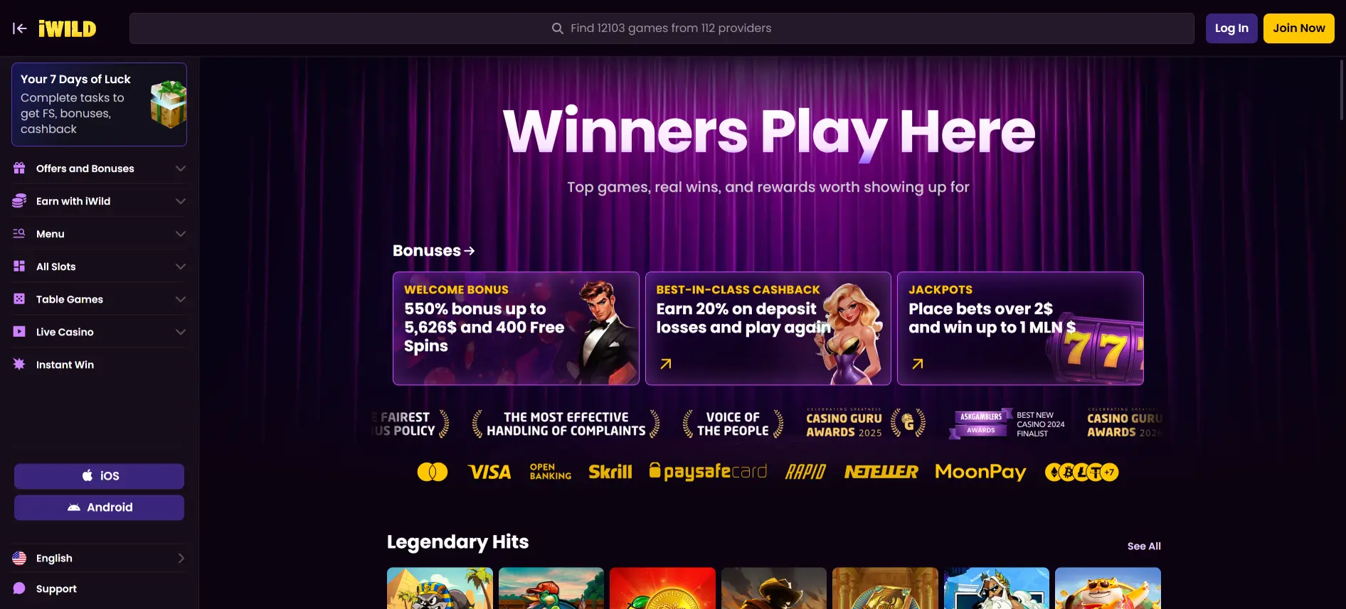 iWild Casino Canada