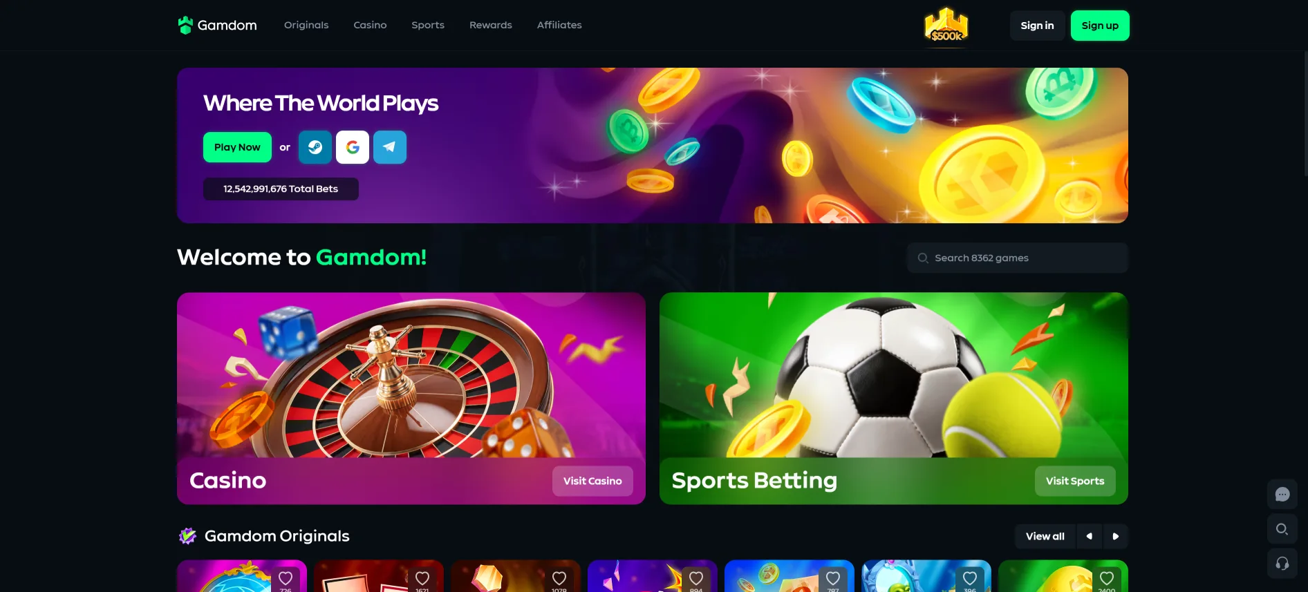 Gamdom sportsbook
