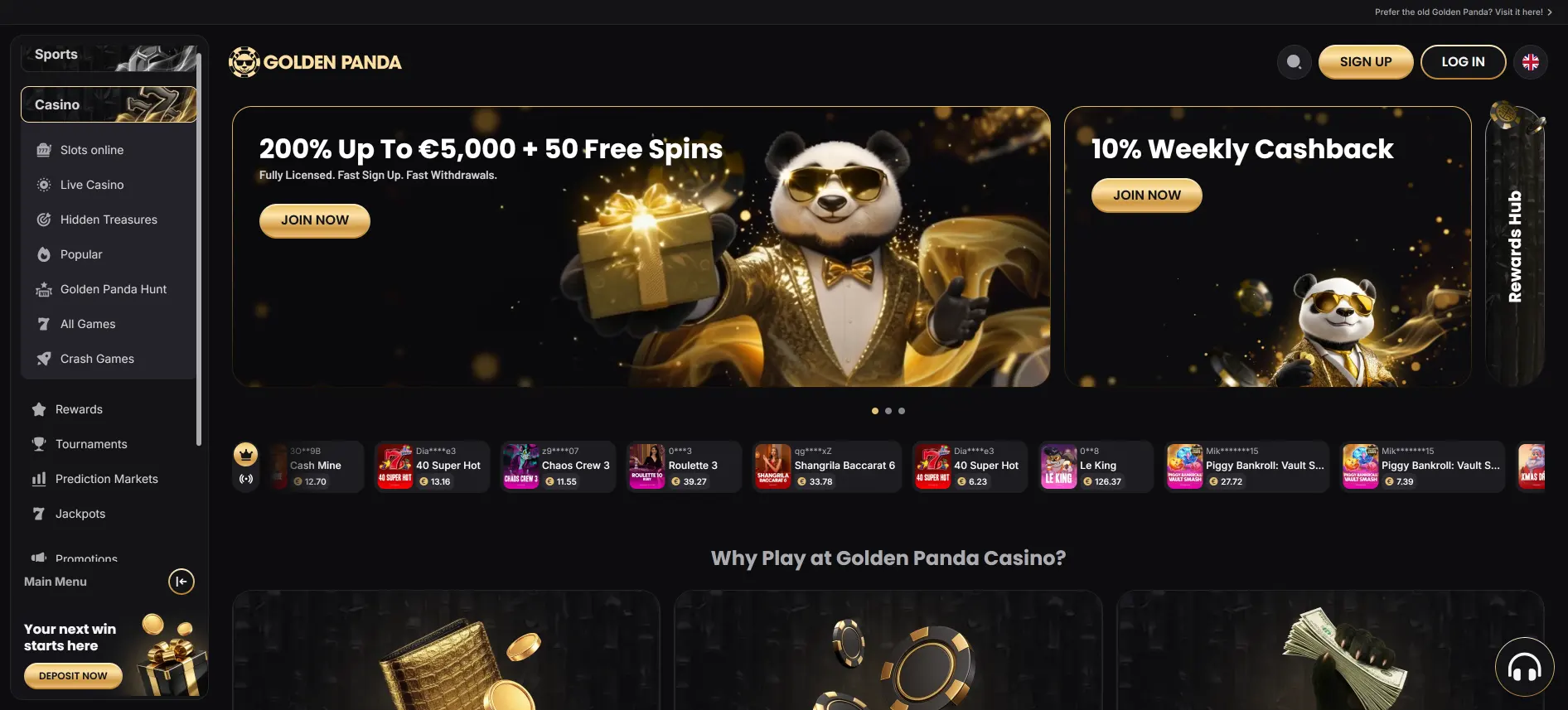 Golden Panda sportsbook