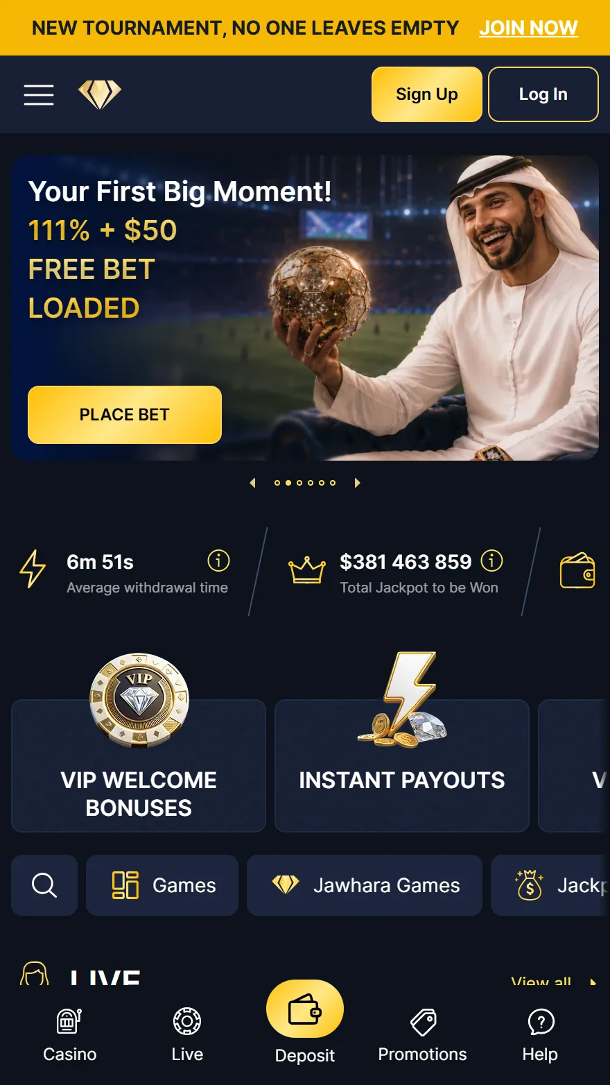 Jawhara Bet sportsbook