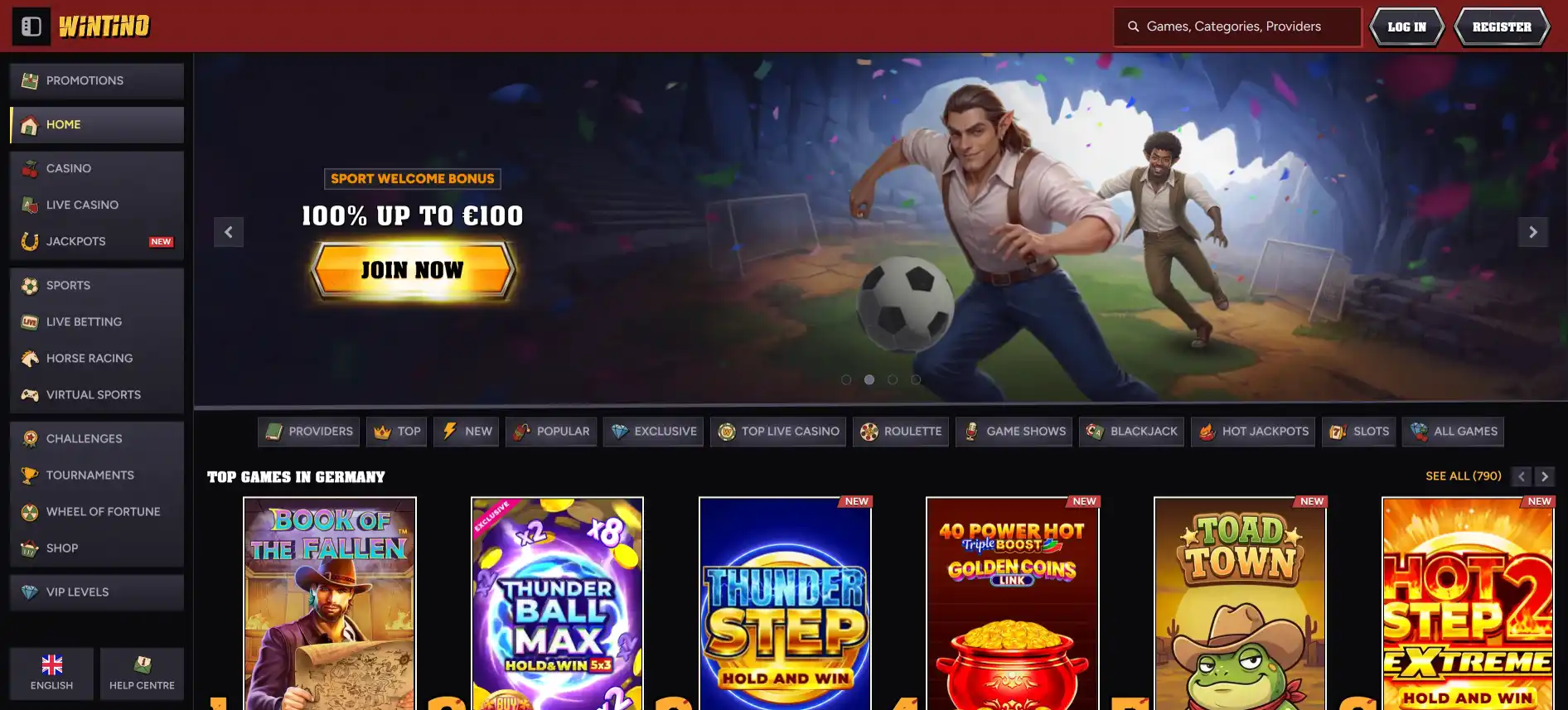 Wintino sportsbook
