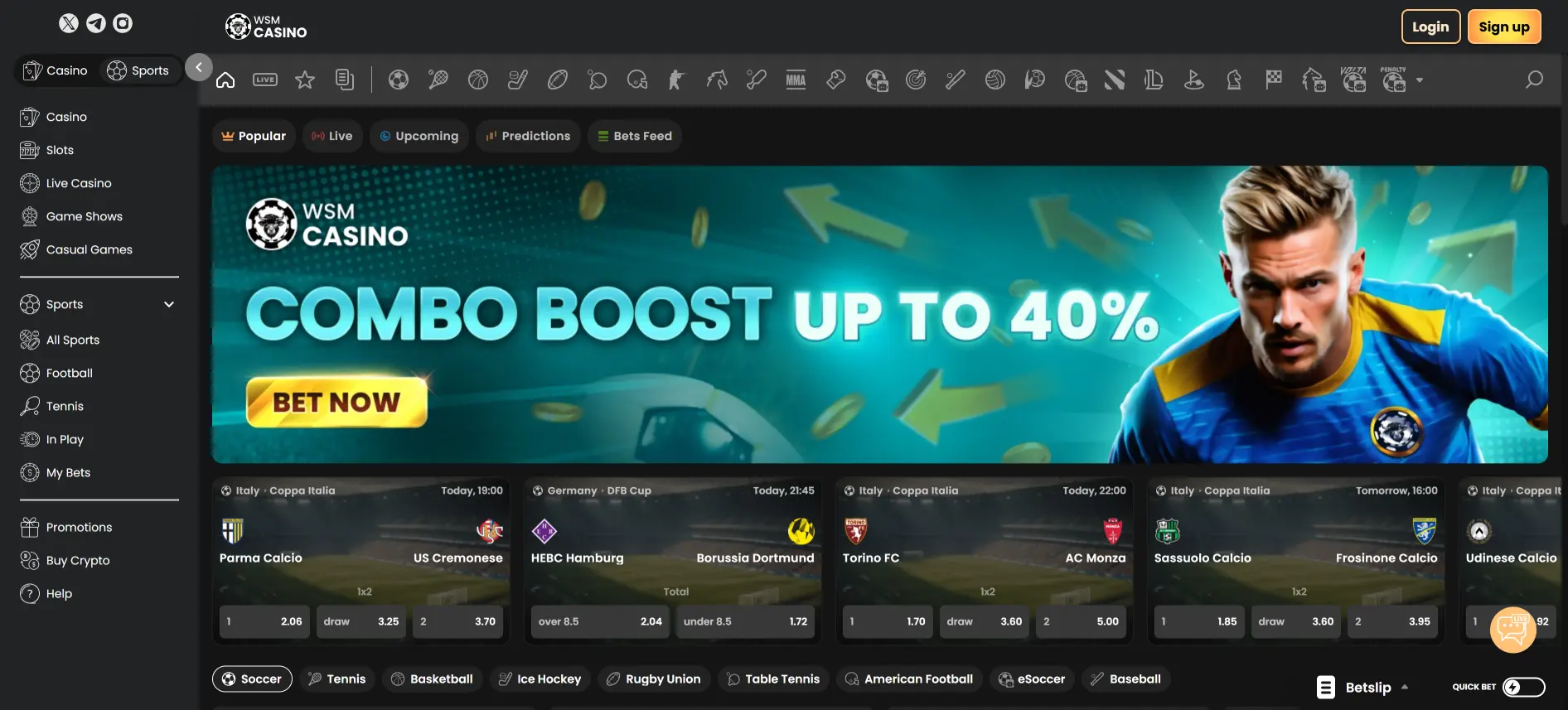WSM Casino sports betting