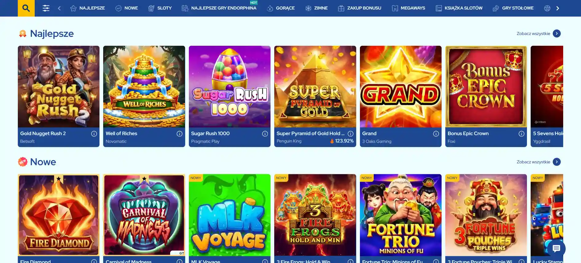 Игры казино Dolfwin