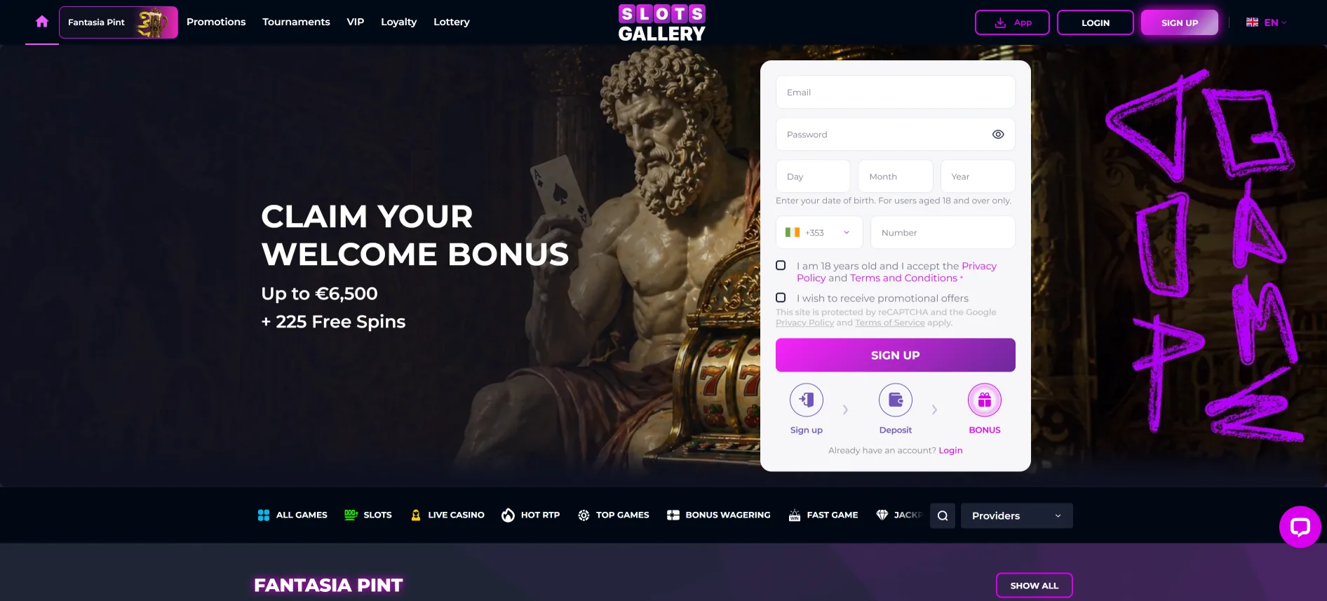 Slots Gallery Casino Ireland